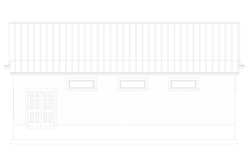 Dream House Plan - Exterior - Other Elevation 4 for European House Plan #1060-73, 0 bath