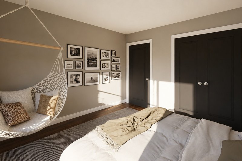 House Design - Interior - Bedroom 1 for Craftsman House Plan #1064-479 - 3 bed, 2 bath