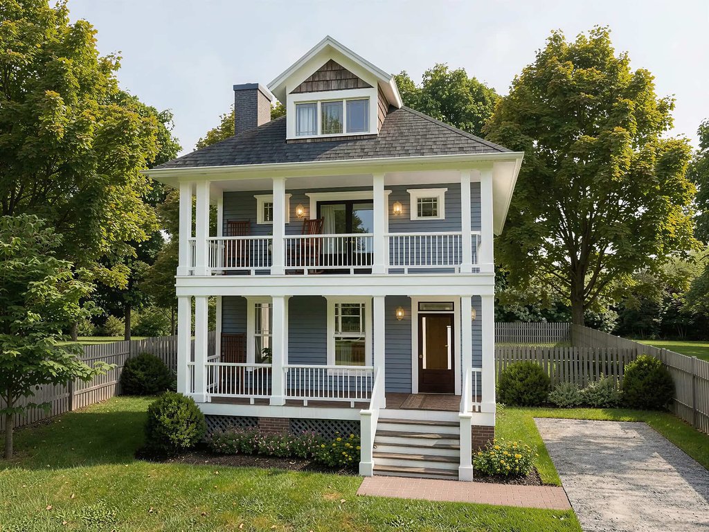 Exterior - Front Elevation 2 for Craftsman House Plan #79-345 - 3 bed, 2.5 bath