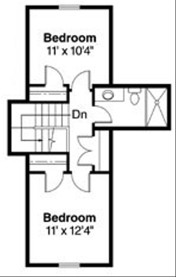 Home Plan - Craftsman Floor Plan - Upper Floor Plan #124-746