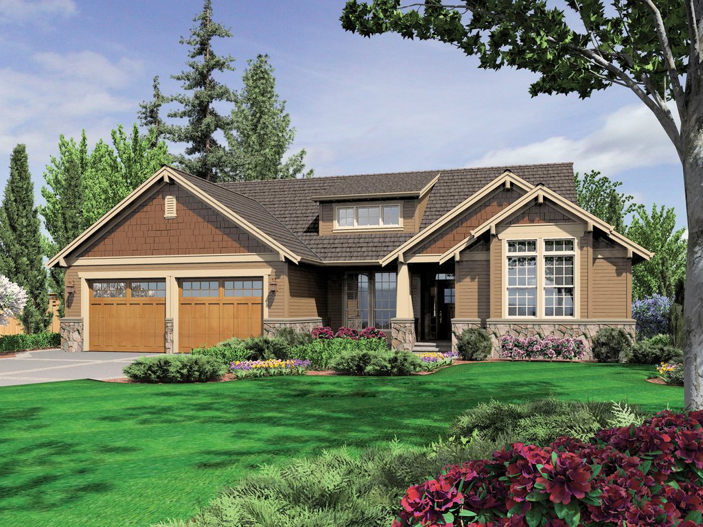 Craftsman Style House Plan  4 Beds 3 Baths 2964 Sq Ft 