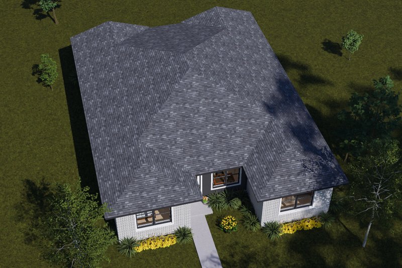 Home Plan - Exterior - Other Elevation 6 for Modern House Plan #513-2486 - 4 bed, 4 bath