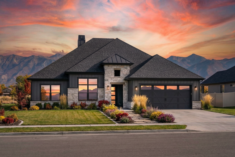 Dream House Plan - Prairie Exterior - Front Elevation Plan #1096-102