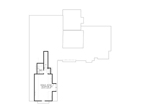 Floor Plan - Upper Floor for Traditional House Plan #54-422 - 3 bed, 3.5 bath