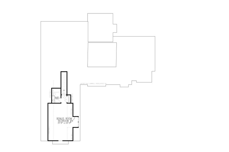 Dream House Plan - Floor Plan - Upper Floor for Traditional House Plan #54-422 - 3 bed, 3.5 bath