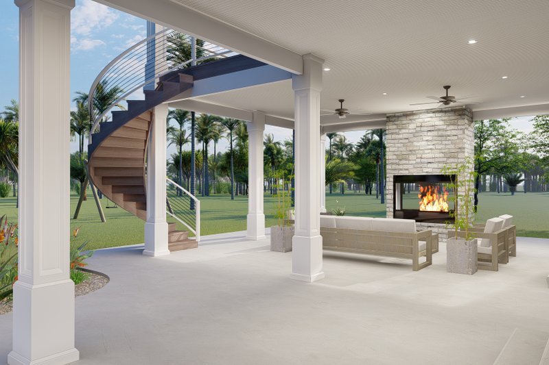 Architectural House Design - Exterior - Outdoor Living 1 for Traditional House Plan #1060-76 - 1 bed, 2.5 bath