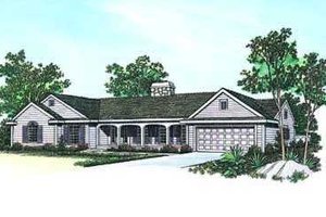 Traditional Exterior - Front Elevation Plan #72-139