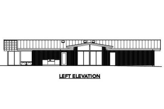 Exterior - Other Elevation 1 for Modern House Plan #438-1 - 3 bed, 2 bath