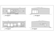 Modern Style House Plan - 2 Beds 2 Baths 1615 Sq/Ft Plan #549-24 