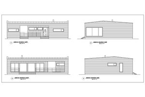 Modern Exterior - Other Elevation Plan #549-24