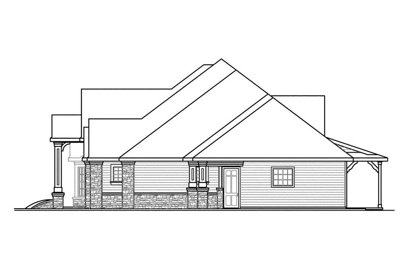 Dream House Plan - Exterior - Other Elevation 1 for European House Plan #124-600 - 4 bed, 4.5 bath