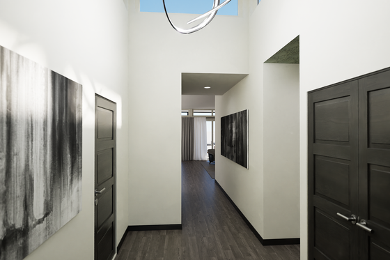 Interior - Entry for Contemporary House Plan #48-1125 - 3 bed, 2 bath
