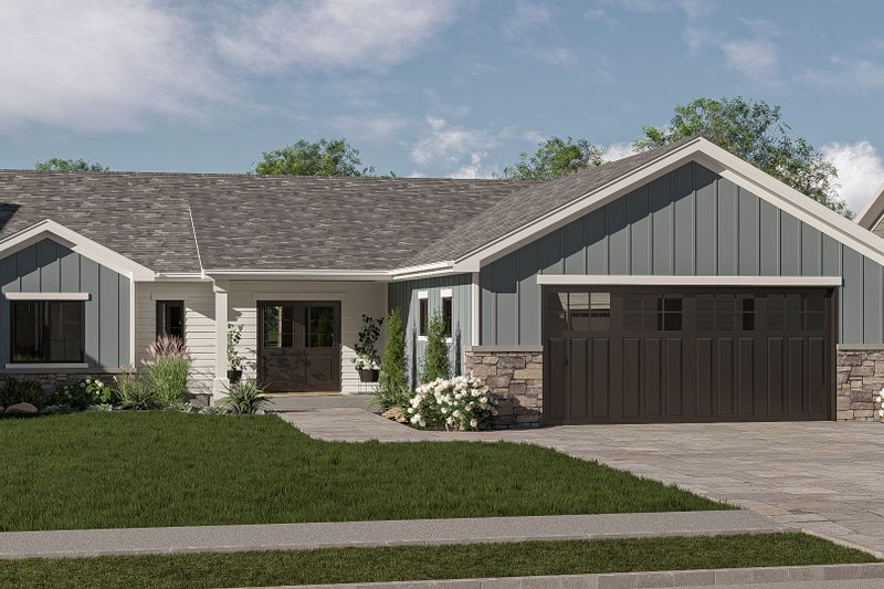 Architectural House Design - Traditional Exterior - Front Elevation Plan #455-379
