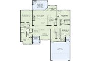 European Style House Plan - 3 Beds 2.5 Baths 2070 Sq/Ft Plan #17-2488 
