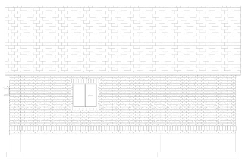 House Design - Exterior - Other Elevation 2 for Traditional House Plan #1060-295, 1 bath