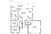 Adobe / Southwestern Style House Plan - 3 Beds 2 Baths 1760 Sq/Ft Plan #124-437 