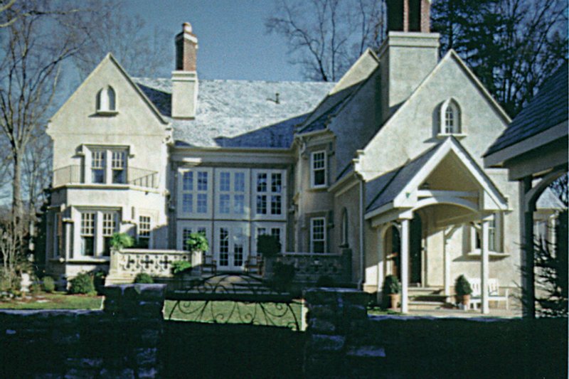 Dream House Plan - Exterior - Rear Elevation for European House Plan #453-24 - 5 bed, 5.5 bath