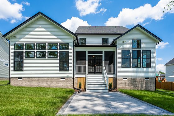 Exterior - Rear Elevation for Farmhouse House Plan #1080-1 - 5 bed, 4 bath
