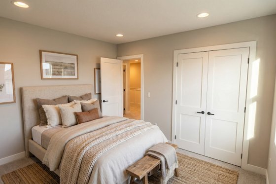 Interior - Bedroom 2 for Farmhouse House Plan #51-1518 - 4 bed, 2.5 bath