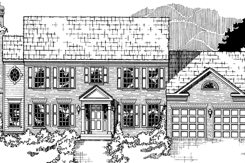 Architectural House Design - Classical Exterior - Front Elevation Plan #953-2