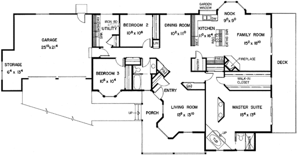 Dream House Plan - Country Floor Plan - Main Floor Plan #60-836