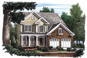 Country Exterior - Front Elevation Plan #927-651