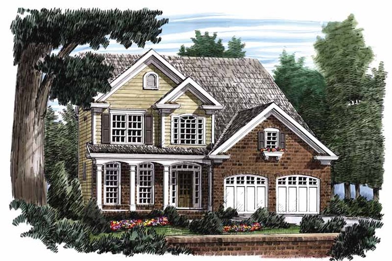 House Blueprint - Country Exterior - Front Elevation Plan #927-651