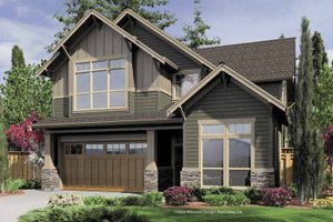 House Plan Design - Craftsman Exterior - Front Elevation Plan #48-848