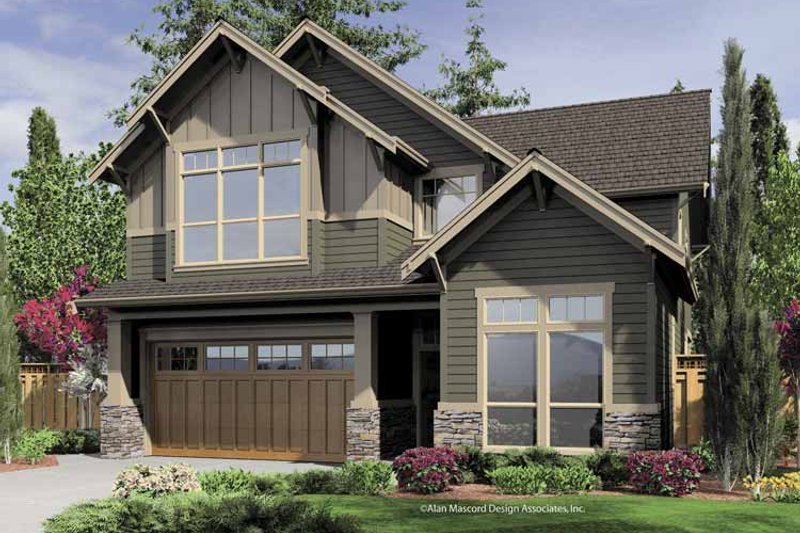 House Design - Craftsman Exterior - Front Elevation Plan #48-848
