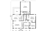 Southern Style House Plan - 3 Beds 2 Baths 1625 Sq/Ft Plan #406-253 