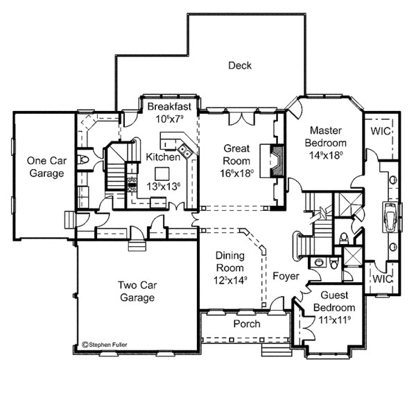 Home Plan - Country Floor Plan - Main Floor Plan #429-271