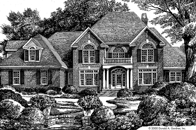 Architectural House Design - Classical Exterior - Front Elevation Plan #929-516