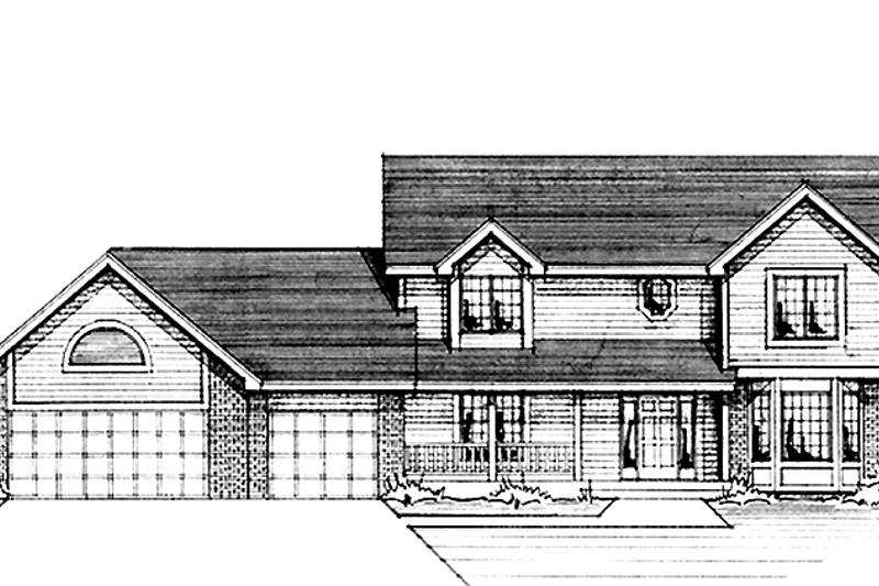 Dream House Plan - Country Exterior - Front Elevation Plan #51-769