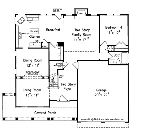 House Plan Design - Country Floor Plan - Main Floor Plan #927-707