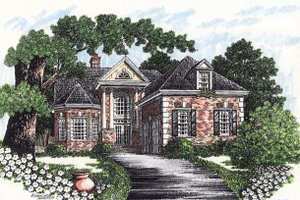 Dream House Plan - Southern Exterior - Front Elevation Plan #30-369