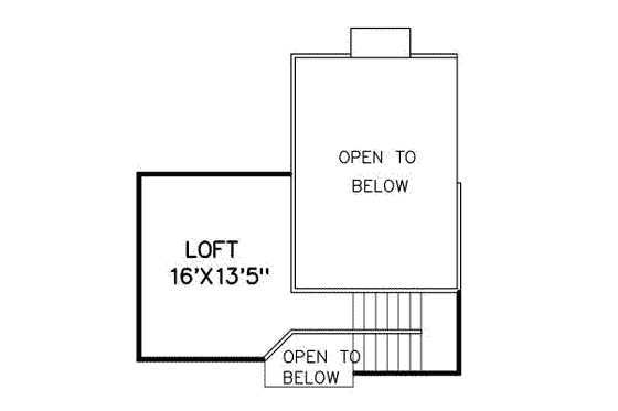 Floor Plan - Other Floor for Traditional House Plan #65-177 - 3 bed, 2 bath