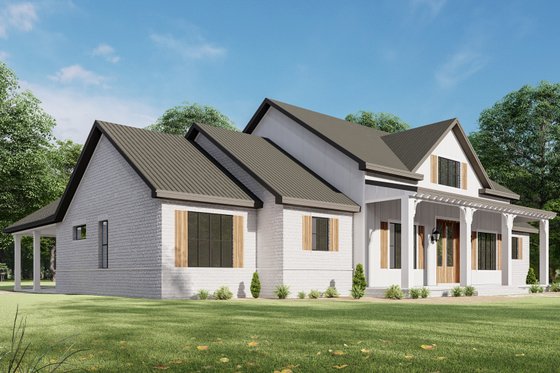 Exterior - Other Elevation 5 for Farmhouse House Plan #1092-72 - 3 bed, 3.5 bath