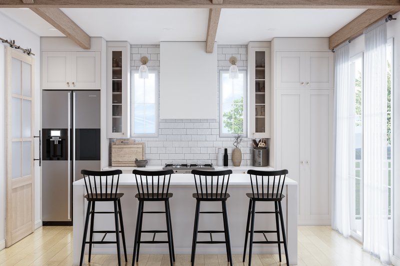Dream House Plan - Interior - Kitchen 1 for Bungalow House Plan #23-2784 - 3 bed, 2 bath