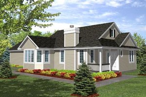Traditional Exterior - Front Elevation Plan #50-116