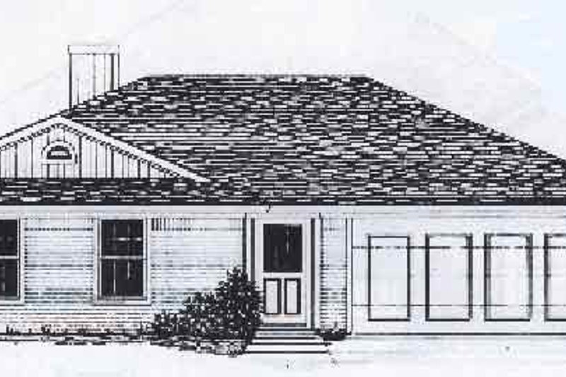 Traditional Style House Plan - 3 Beds 2 Baths 1235 Sq/Ft Plan #310-886