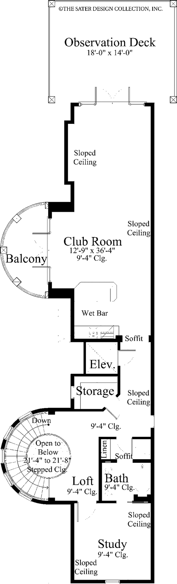 House Blueprint - Traditional Floor Plan - Other Floor Plan #930-409