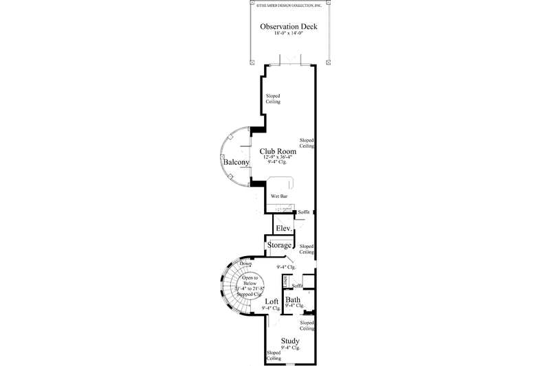 House Blueprint - Floor Plan - Other Floor for Traditional House Plan #930-409 - 3 bed, 4.5 bath