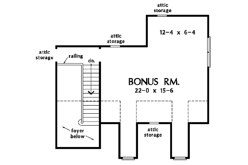 Home Plan - Floor Plan - Other Floor for Country House Plan #929-713 - 3 bed, 2 bath