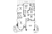 Ranch Style House Plan - 3 Beds 2 Baths 1971 Sq/Ft Plan #72-1099 Floor 
