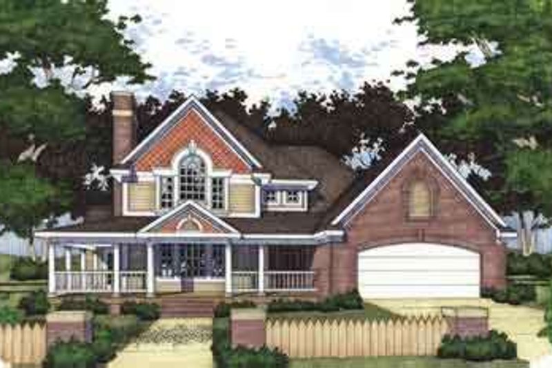 Home Plan - Country Exterior - Front Elevation Plan #120-119