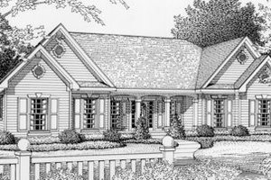 Traditional Exterior - Front Elevation Plan #112-120