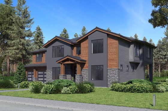 Exterior - Other Elevation 1 for Traditional House Plan #1066-75 - 5 bed, 4.5 bath