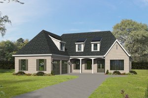 Traditional Exterior - Front Elevation Plan #932-456