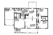 Country Style House Plan - 3 Beds 2 Baths 1092 Sq/Ft Plan #30-245 
