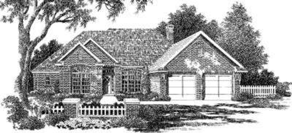 Exterior - Front Elevation 2 for Traditional House Plan #310-188 - 4 bed, 3 bath